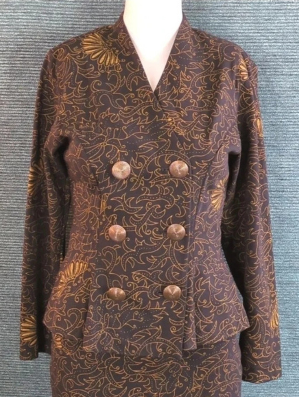 Vintage Capezio 2 Piece Skirt Suit Rare Rare Rare Made In The USA